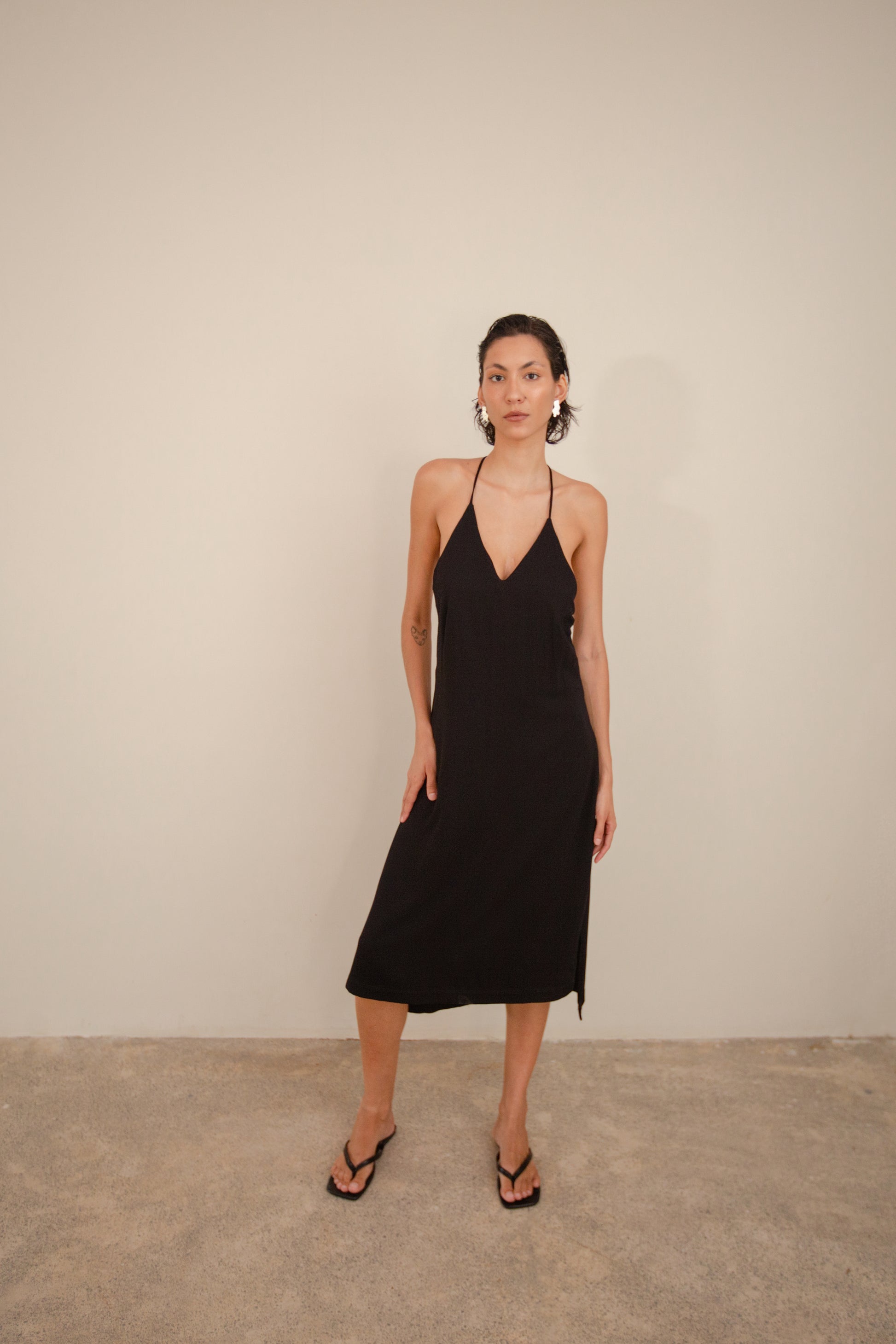 vestido let preto