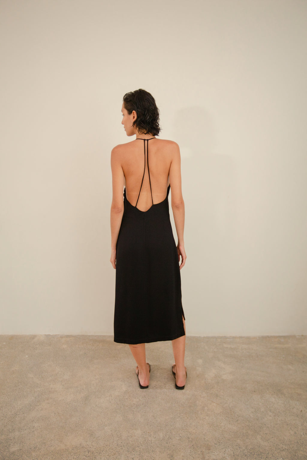 vestido let preto